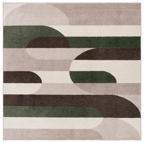Safavieh Adirondack 6'-7" x 6'-7" Rug in Beige / Green