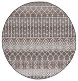 Safavieh Havana 6'-7" x 6'-7" Rug in Brown / Ivory