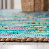 Safavieh Montauk 5'-0" x 8'-0" Rug in Green / Natural
