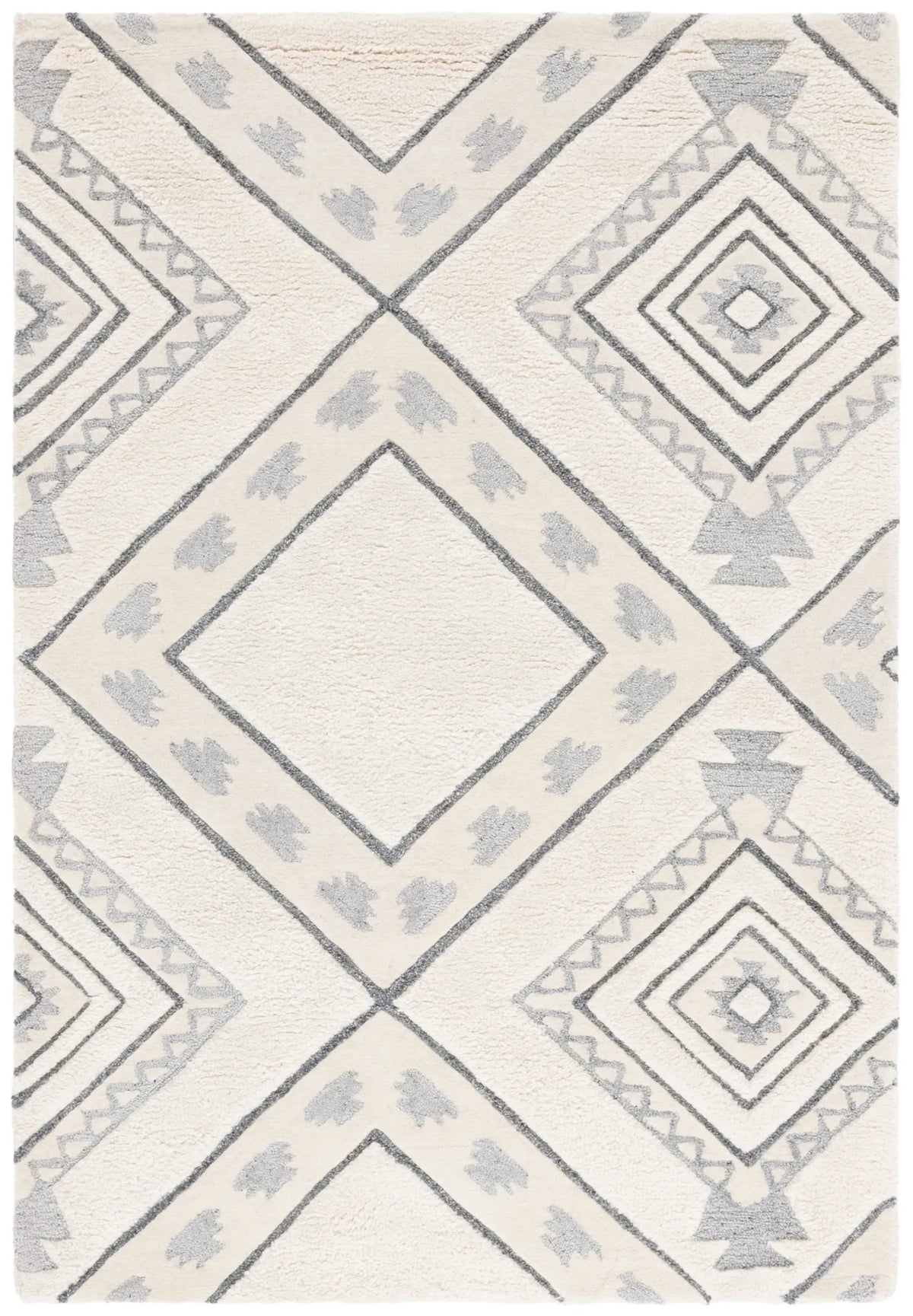 Safavieh Casablanca 3'-0" x 5'-0" Rug in Ivory / Grey