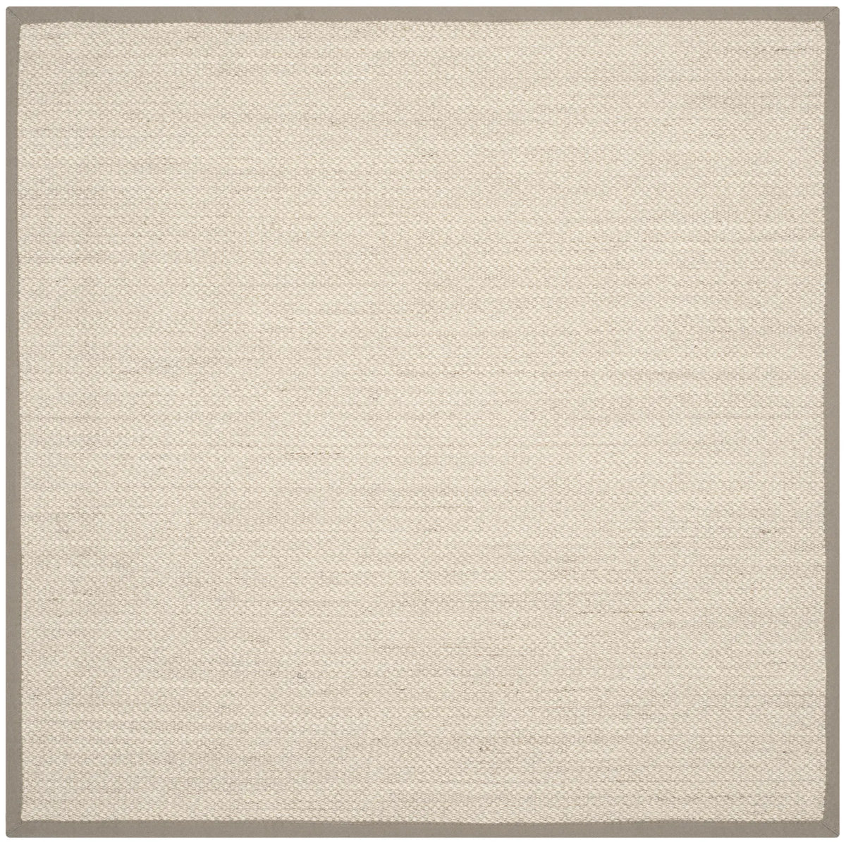 Safavieh Natural Fiber 6'-0" x 6'-0" Rug in Marble / Khaki Grey