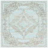 Safavieh Metro 6'-0" x 6'-0" Rug in Light Blue / Green