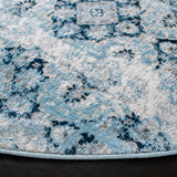 Safavieh Lagoon 6'-7" x 6'-7" Rug in Navy / Ivory