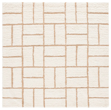 Safavieh Casablanca 6'-0" x 6'-0" Rug in Natural / Ivory