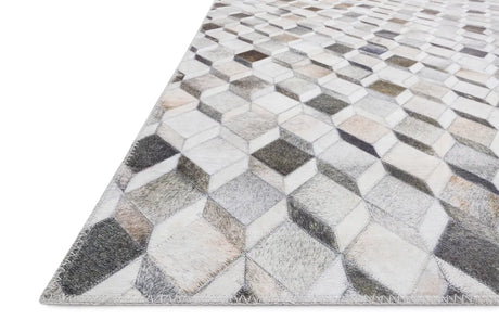 Loloi Maddox Mad-02 Grey / Mocha Rugs - rug corner