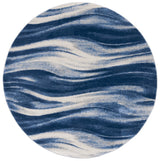 Safavieh Jasper 100 6'-7" x 6'-7" Rug in Navy / Ivory