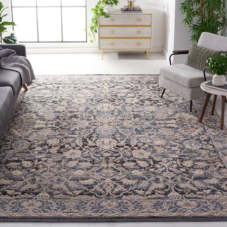 Safavieh Vivaldi 9'-0" x 12'-0" Rug in Navy / Ivory