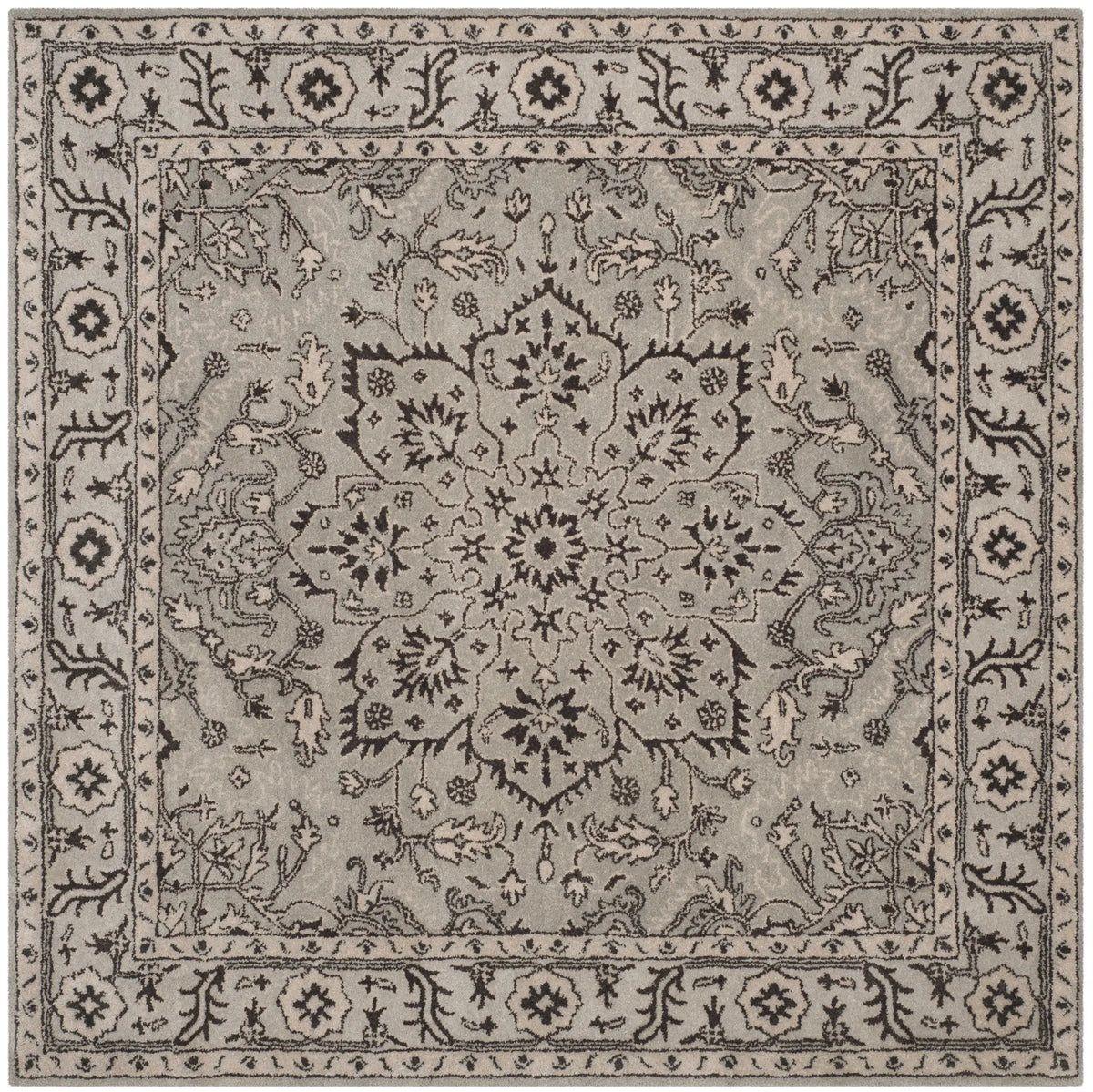 Safavieh Antiquity 6'-0" x 6'-0" Rug in Grey / Beige
