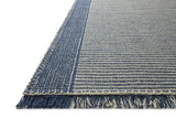 Loloi Sigrid SIG-03 Indigo / Ivory Rug - rug corner