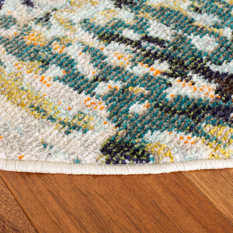 Safavieh Madison 5'-0" x 5'-0" Rug in Beige / Navy