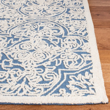 Safavieh Trace 8'-0" x 10'-0" Rug in Blue / Ivory