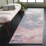 Safavieh Glacier 2'-3" x 10'-0" Rug in Pink / Blue