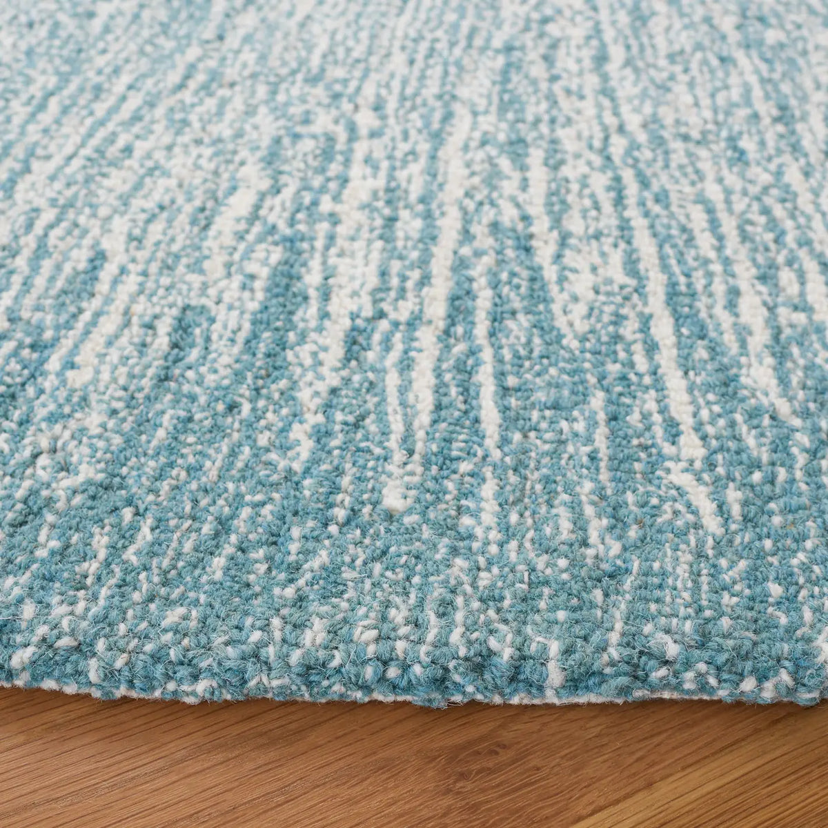 Safavieh Micro-Loop 5'-0" x 5'-0" Rug in Aqua