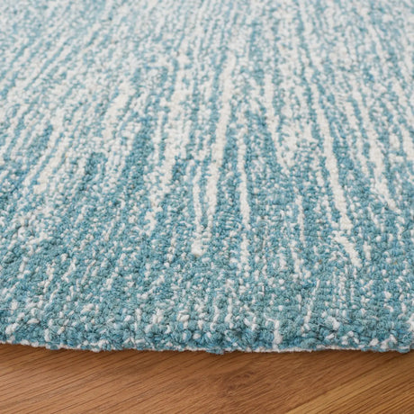 Safavieh Micro-Loop 5'-0" x 5'-0" Rug in Aqua