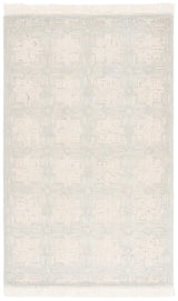 Safavieh Ikat 4'-0" x 6'-0" Rug in Ivory / Light Blue