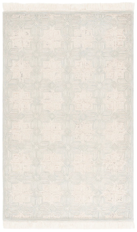 Safavieh Ikat 4'-0" x 6'-0" Rug in Ivory / Light Blue