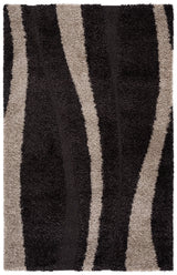 Safavieh Florida Shag 3'-3" x 5'-3" Rug in Dark Brown / Beige