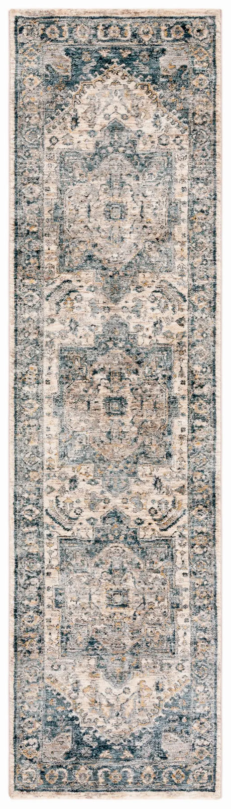 Safavieh Valencia 2'-0" x 8'-0" Rug in Ivory / Blue