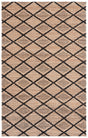 Safavieh Natural Fiber 4'-0" x 6'-0" Rug in Natural / Black