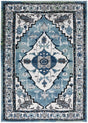 Safavieh Vintage Hamadan 4'-0" x 6'-0" Rug in Blue Green / Ivory