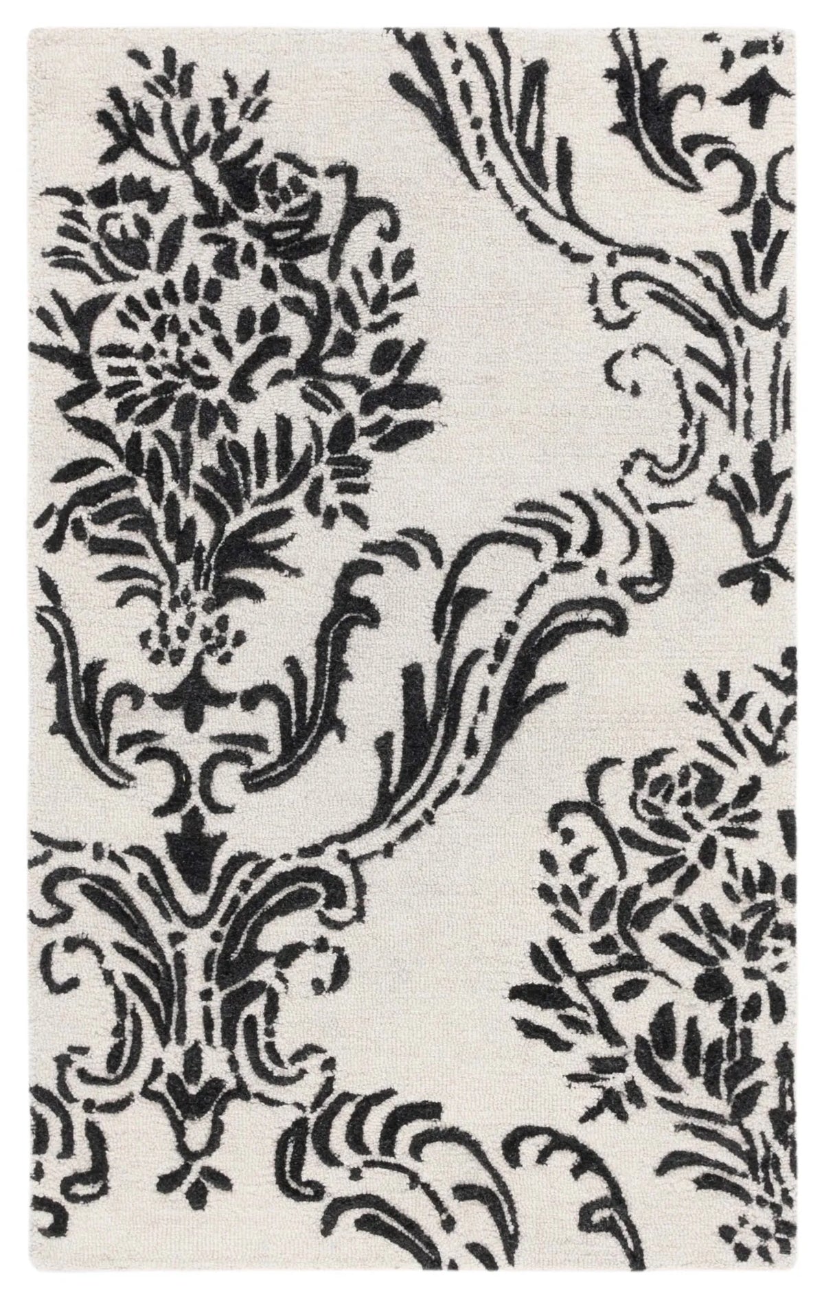 Safavieh Jardin 3'-0" x 5'-0" Rug in Ivory / Black