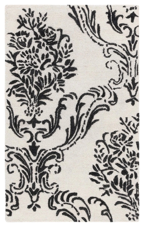 Safavieh Jardin 3'-0" x 5'-0" Rug in Ivory / Black