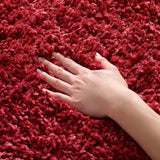 Safavieh August Shag 3'-0" x 5'-0" Rug in Red