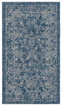 Safavieh Courtyard 2'-0" x 3'-7" Rug in Navy / Ivory
