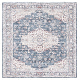 Safavieh Classic Vintage 6'-0" x 6'-0" Rug in Light Blue / Rust