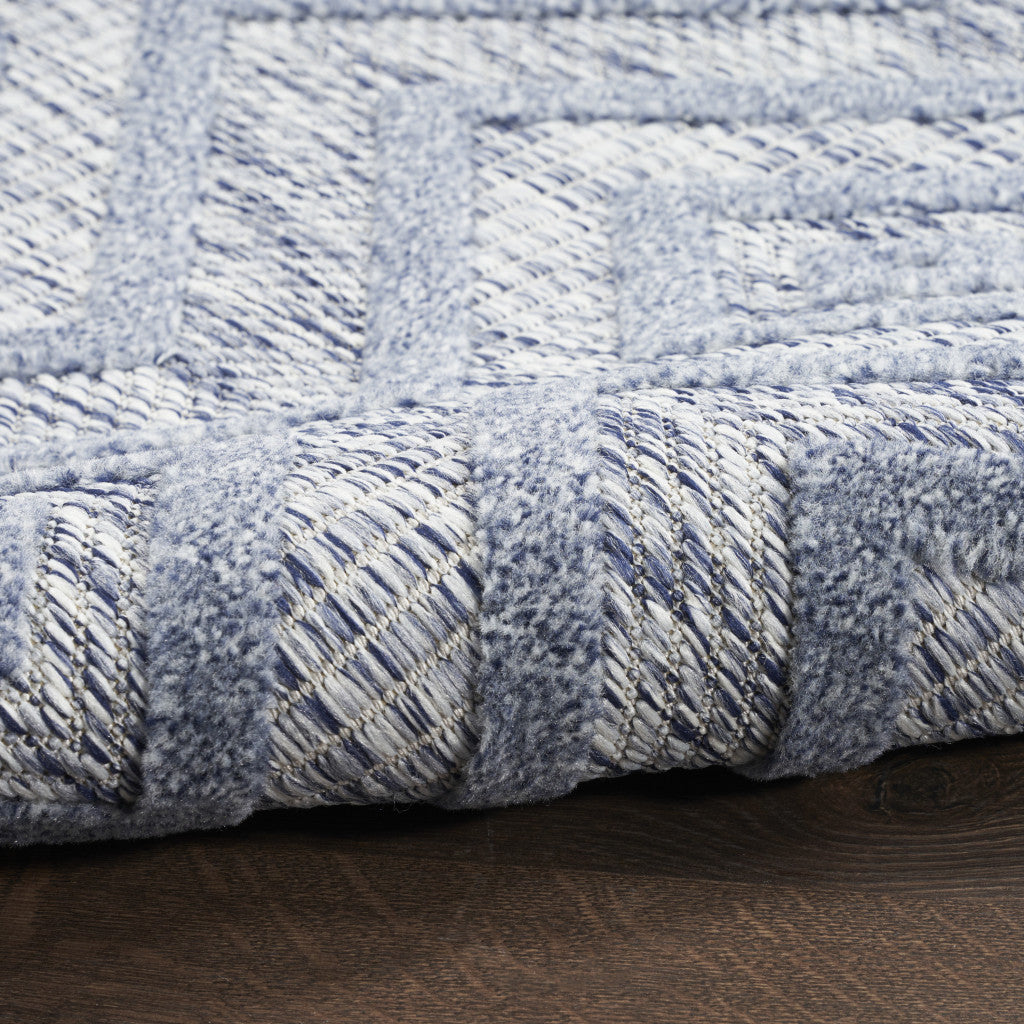 Nourison Versatile Nrv01 Denim Blue Rug