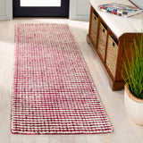 Safavieh Abstract 2'-3" x 8'-0" Rug in Red / Ivory
