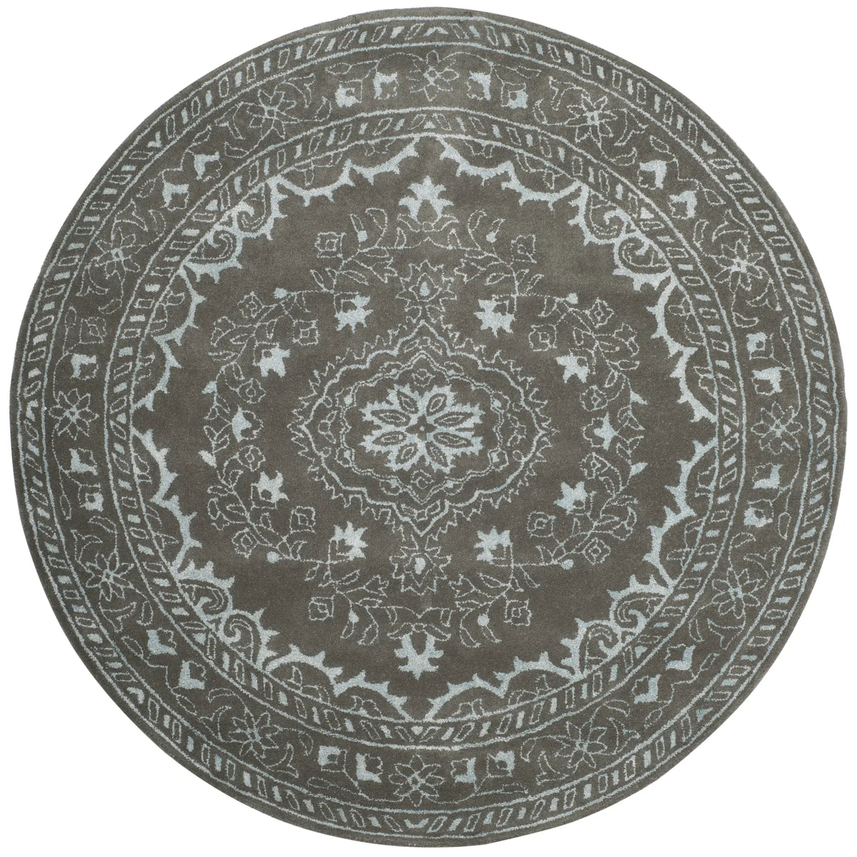 Safavieh Glamour 6'-0" x 6'-0" Rug in Dark Grey