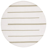 Safavieh Montauk 6'-0" x 6'-0" Rug in Ivory / Light Green
