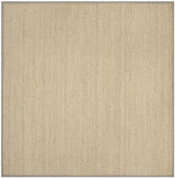 Safavieh Natural Fiber 8'-0" x 8'-0" Rug in Natural / Grey