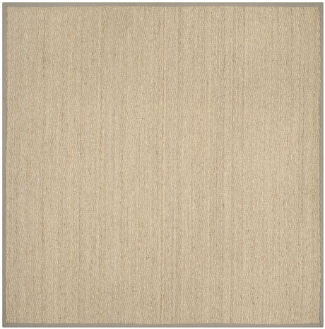 Safavieh Natural Fiber 8'-0" x 8'-0" Rug in Natural / Grey