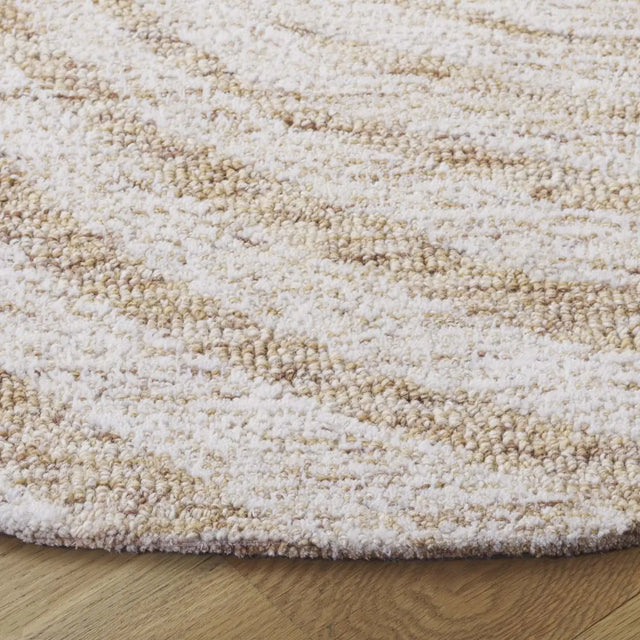 Safavieh Novelty 3'-0" x 3'-0" Rug in Light Brown / Ivory