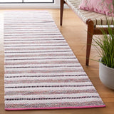 Safavieh Montauk 2'-3" x 9'-0" Rug in Pink / Ivory