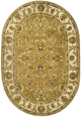 Safavieh Heritage 4'-6" x 6'-6" Rug in Mocha / Ivory