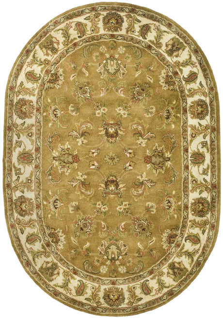 Safavieh Heritage 4'-6" x 6'-6" Rug in Mocha / Ivory