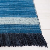 Safavieh Striped Kilim 4'-0" x 6'-0" Rug in Orange / Blue