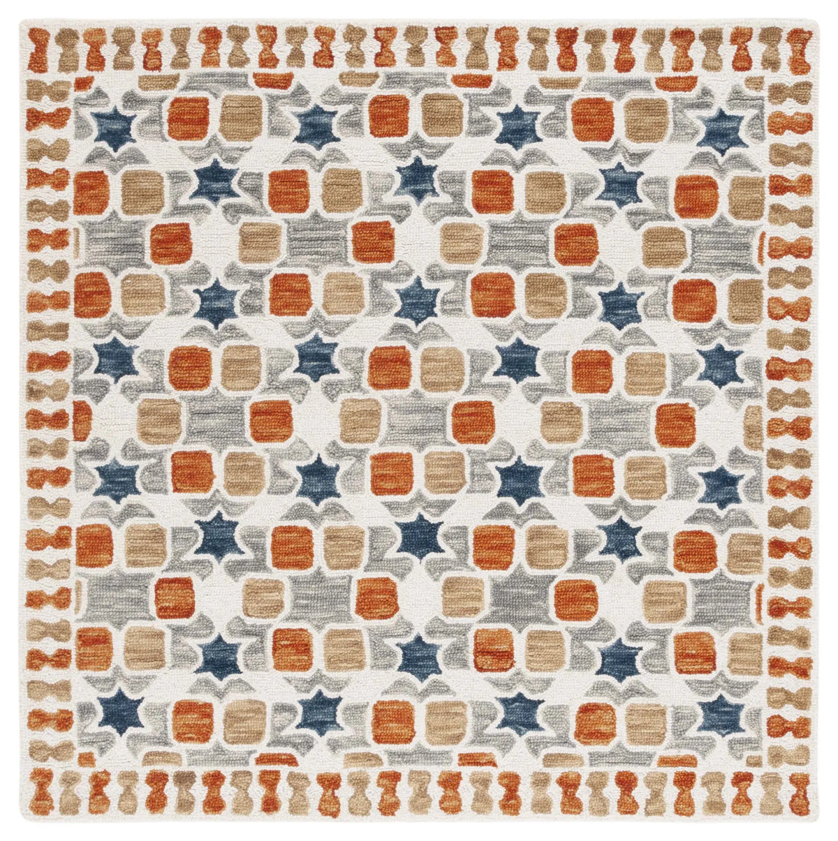Safavieh Aspen 5'-0" x 5'-0" Rug in Ivory / Grey
