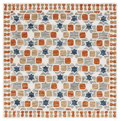Safavieh Aspen 5'-0" x 5'-0" Rug in Ivory / Grey