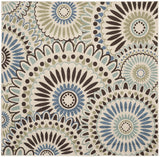 Safavieh Veranda 6'-7" x 6'-7" Rug in Cream / Blue