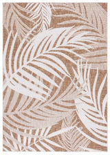 Safavieh Beach House 4'-0" x 6'-0" Rug in Brown / Ivory