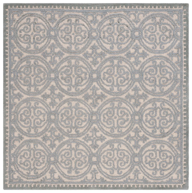 Safavieh Cambridge 6'-0" x 6'-0" Rug in Dusty Blue / Cement