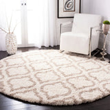 Safavieh Hudson Shag 5'-3" x 5'-3" Rug in Ivory / Beige