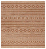 Safavieh Wicker 6'-7" x 6'-7" Rug in Natural / Brown