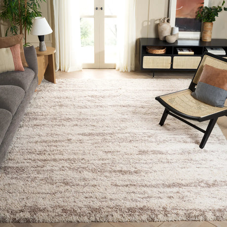 Safavieh Hudson Shag 10'-0" x 14'-0" Rug in Ivory / Beige