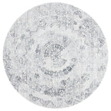 Safavieh Abstract 6'-0" x 6'-0" Rug in Ivory / Black