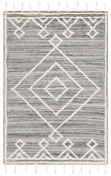 Safavieh Casablanca 4'-0" x 6'-0" Rug in Grey / Ivory